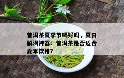 普洱茶夏季节喝好吗，夏日解渴神器：普洱茶是否适合夏季饮用？