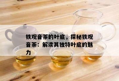 铁观音茶的叶底，探秘铁观音茶：解读其独特叶底的魅力