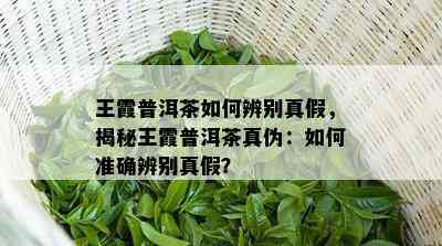 王霞普洱茶如何辨别真假，揭秘王霞普洱茶真伪：如何准确辨别真假？