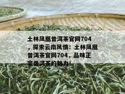 土林凤凰普洱茶官网704，探索云南风情：土林凤凰普洱茶官网704，品味正宗普洱茶的魅力！