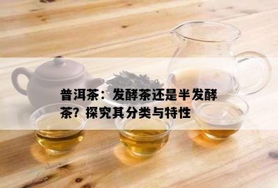 普洱茶：发酵茶还是半发酵茶？探究其分类与特性