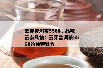 云芽普洱茶5568，品味云南风情：云芽普洱茶5568的独特魅力