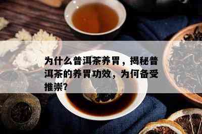 为什么普洱茶养胃，揭秘普洱茶的养胃功效，为何备受推崇？