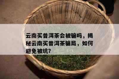 云南买普洱茶会被骗吗，揭秘云南买普洱茶骗局，如何避免被坑？