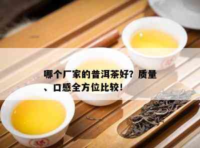 哪个厂家的普洱茶好？质量、口感全方位比较！