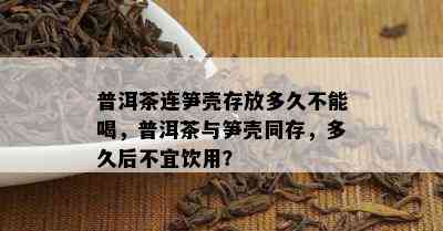 普洱茶连笋壳存放多久不能喝，普洱茶与笋壳同存，多久后不宜饮用？