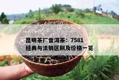 昆明茶厂普洱茶：7581经典与法销区别及价格一览