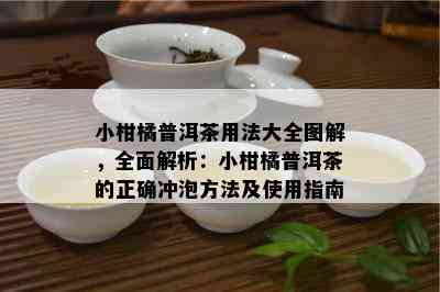 小柑橘普洱茶用法大全图解，全面解析：小柑橘普洱茶的正确冲泡方法及使用指南