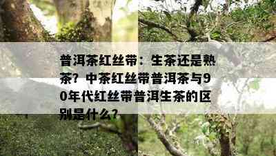 普洱茶红丝带：生茶还是熟茶？中茶红丝带普洱茶与90年代红丝带普洱生茶的区别是什么？