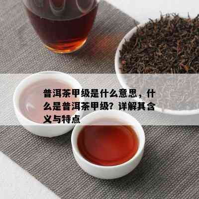 普洱茶甲级是什么意思，什么是普洱茶甲级？详解其含义与特点