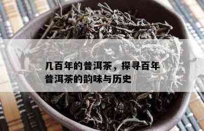 几百年的普洱茶，探寻百年普洱茶的韵味与历史