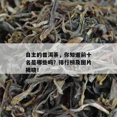 自主的普洱茶，你知道前十名是哪些吗？排行榜及图片揭晓！