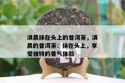 滇晨抹在头上的普洱茶，滇晨的普洱茶：抹在头上，享受独特的香气体验