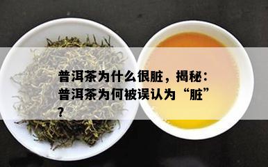 普洱茶为什么很脏，揭秘：普洱茶为何被误认为“脏”？