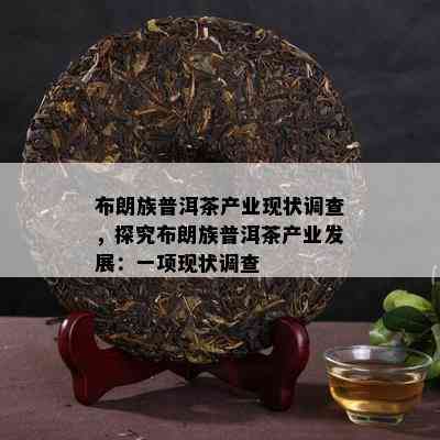 布朗族普洱茶产业现状调查，探究布朗族普洱茶产业发展：一项现状调查