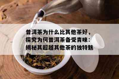 普洱茶为什么比其他茶好，探究为何普洱茶备受青睐：揭秘其超越其他茶的独特魅力