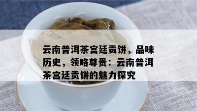 云南普洱茶宫廷贡饼，品味历史，领略尊贵：云南普洱茶宫廷贡饼的魅力探究