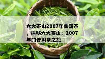 六大茶山2007年普洱茶，探秘六大茶山：2007年的普洱茶之旅