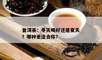 普洱茶：冬天喝好还是夏天？哪种更适合你？