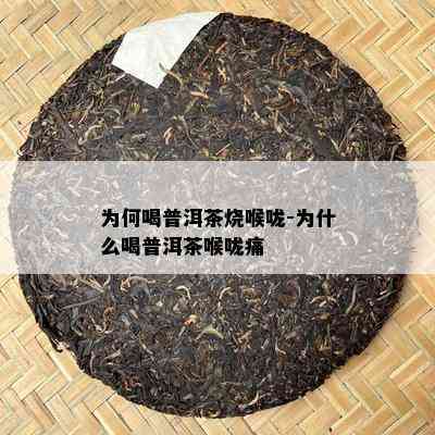 为何喝普洱茶烧喉咙-为什么喝普洱茶喉咙痛