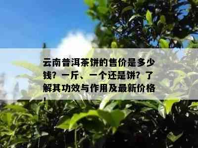 云南普洱茶饼的售价是多少钱？一斤、一个还是饼？了解其功效与作用及最新价格！