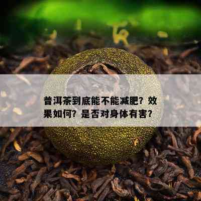 普洱茶到底能不能减肥？效果如何？是否对身体有害？