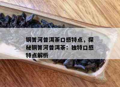 铜箐河普洱茶口感特点，探秘铜箐河普洱茶：独特口感特点解析