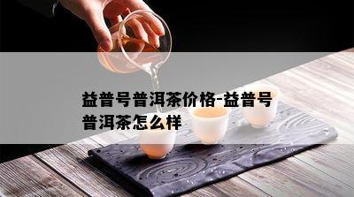 益普号普洱茶价格-益普号普洱茶怎么样