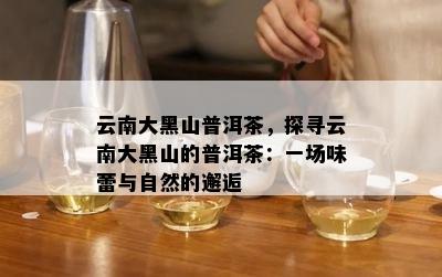 云南大黑山普洱茶，探寻云南大黑山的普洱茶：一场味蕾与自然的邂逅