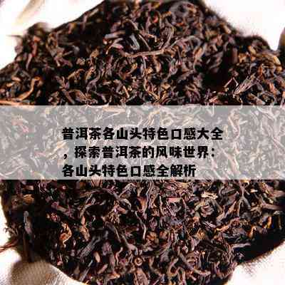 普洱茶各山头特色口感大全，探索普洱茶的风味世界：各山头特色口感全解析