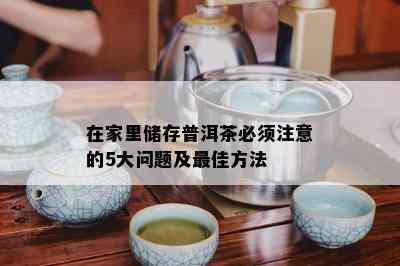 在家里储存普洱茶必须注意的5大问题及更佳方法