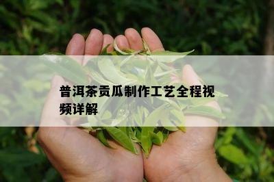 普洱茶贡瓜制作工艺全程视频详解