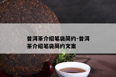 普洱茶介绍笔袋简约-普洱茶介绍笔袋简约文案