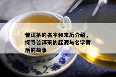 普洱茶的名字和来历介绍，探寻普洱茶的起源与名字背后的故事