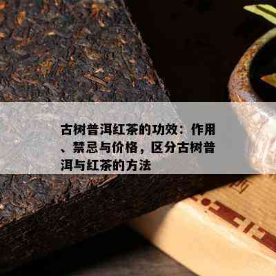 古树普洱红茶的功效：作用、禁忌与价格，区分古树普洱与红茶的方法