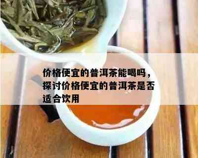 价格便宜的普洱茶能喝吗，探讨价格便宜的普洱茶是否适合饮用