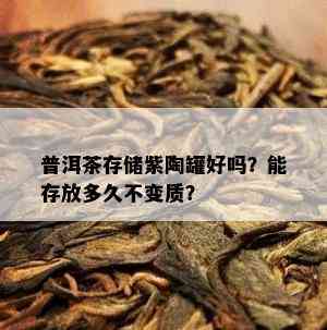 普洱茶存储紫陶罐好吗？能存放多久不变质？