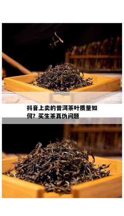 抖音上卖的普洱茶叶质量如何？买生茶真伪问题