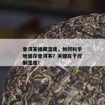 普洱茶储藏湿度，如何科学地储存普洱茶？关键在于控制湿度！