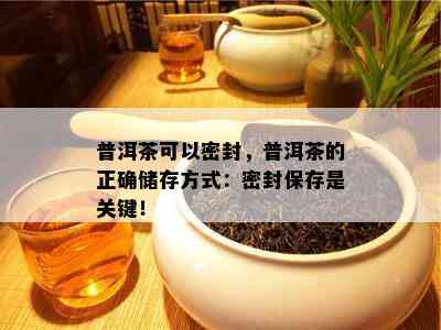 普洱茶可以密封，普洱茶的正确储存方式：密封保存是关键！