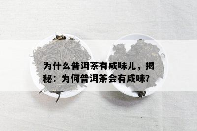 为什么普洱茶有咸味儿，揭秘：为何普洱茶会有咸味？