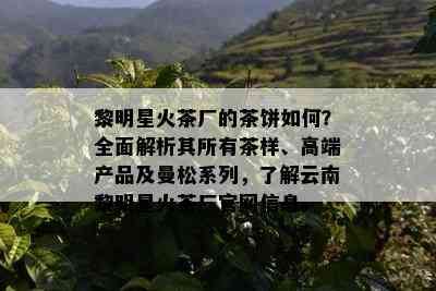 黎明星火茶厂的茶饼如何？全面解析其所有茶样、高端产品及曼松系列，了解云南黎明星火茶厂官网信息。