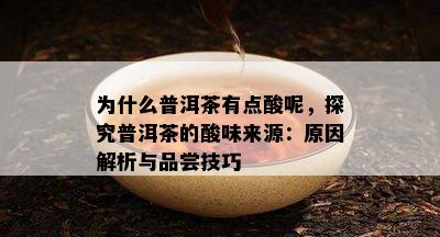 为什么普洱茶有点酸呢，探究普洱茶的酸味来源：原因解析与品尝技巧