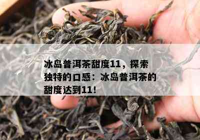 冰岛普洱茶甜度11，探索独特的口感：冰岛普洱茶的甜度达到11！