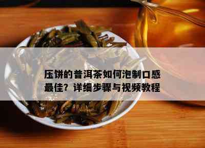 压饼的普洱茶如何泡制口感更佳？详细步骤与视频教程