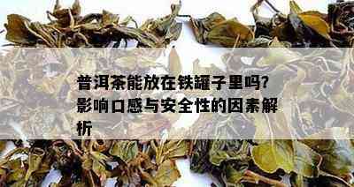 普洱茶能放在铁罐子里吗？影响口感与安全性的因素解析