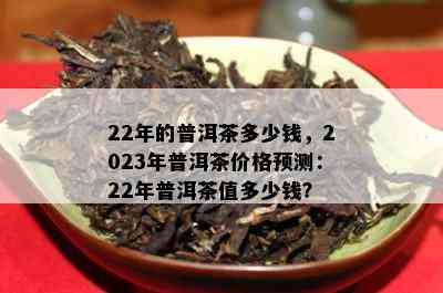 22年的普洱茶多少钱，2023年普洱茶价格预测：22年普洱茶值多少钱？