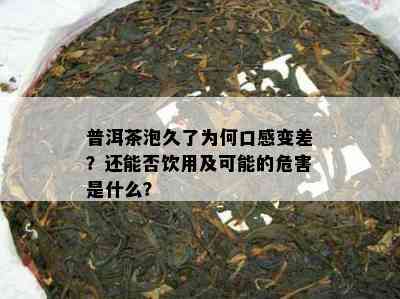 普洱茶泡久了为何口感变差？还能否饮用及可能的危害是什么？