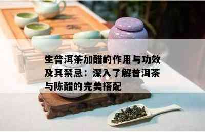 生普洱茶加醋的作用与功效及其禁忌：深入了解普洱茶与陈醋的完美搭配