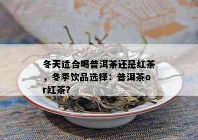 冬天适合喝普洱茶还是红茶，冬季饮品选择：普洱茶or红茶？